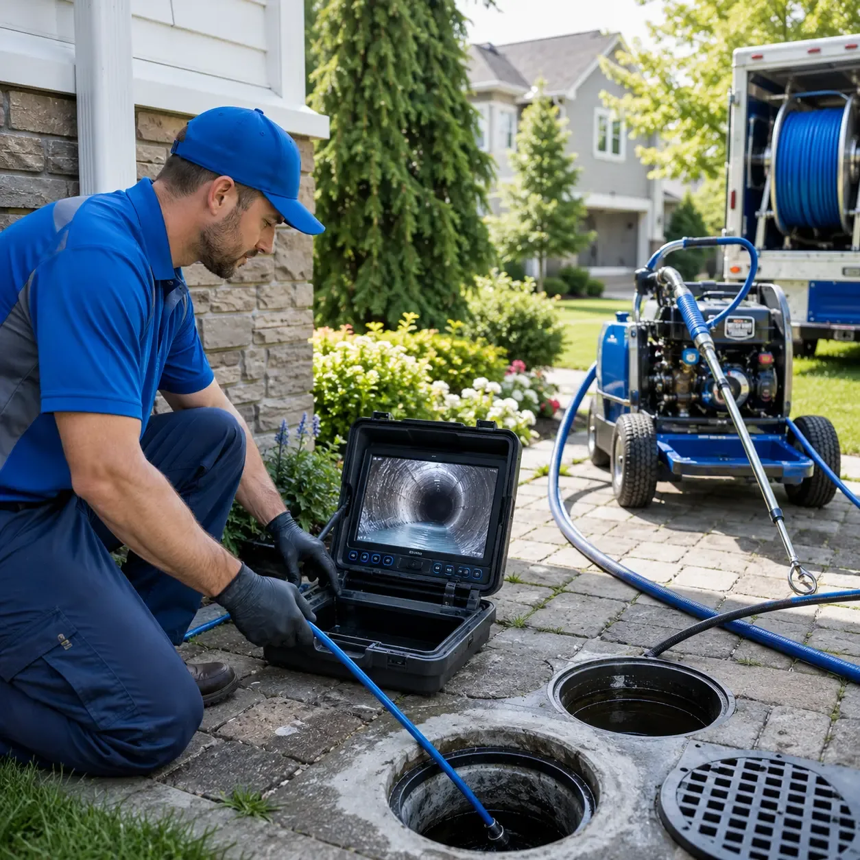 Outdoor drain cleaning professionals serving Millport, AL