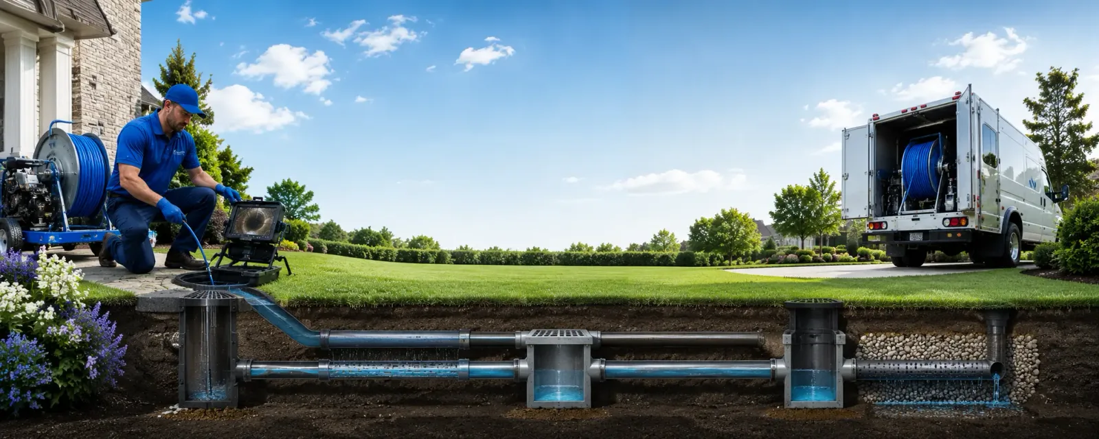 Outdoor drain cleaning information for Millport, AL